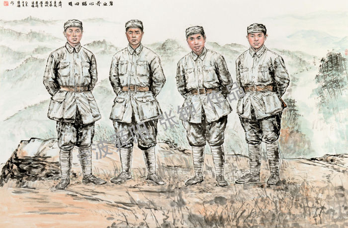 中國(guó)畫——《碧血丹心昭四明》
